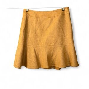 GAP wool tan A-Line Mini Skirt